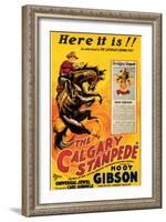 The Calgary Stampede-null-Framed Art Print