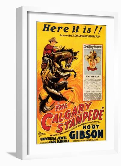 The Calgary Stampede-null-Framed Art Print