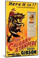 The Calgary Stampede-null-Mounted Art Print