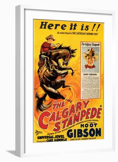 The Calgary Stampede-null-Framed Art Print