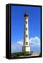 The California Lighthouse in Aruba Located on the West Shore of the Island-HHLtDave5-Framed Stretched Canvas