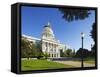 The California State Capitol.-Jon Hicks-Framed Stretched Canvas