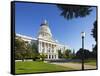 The California State Capitol.-Jon Hicks-Framed Stretched Canvas