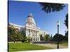 The California State Capitol.-Jon Hicks-Stretched Canvas