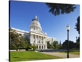 The California State Capitol.-Jon Hicks-Stretched Canvas