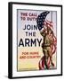 The Call to Duty for Home and Country Poster-null-Framed Premium Photographic Print