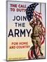 The Call to Duty for Home and Country Poster-null-Mounted Premium Photographic Print