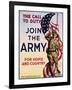 The Call to Duty for Home and Country Poster-null-Framed Premium Photographic Print