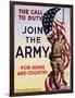 The Call to Duty for Home and Country Poster-null-Framed Photographic Print