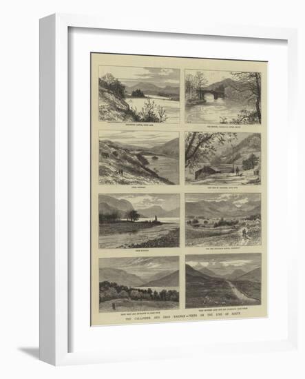 The Callander and Oban Railway, Views on the Line of Route-William Henry James Boot-Framed Giclee Print