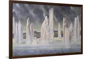 The Callanish Legend, Isle of Lewis, 1991-Evangeline Dickson-Framed Giclee Print