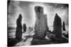 The Callanish Stones, Isle of Lewis, Scotland-Simon Marsden-Stretched Canvas