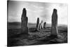 The Callanish Stones, Isle of Lewis, Scotland-Simon Marsden-Stretched Canvas