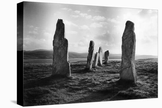 The Callanish Stones, Isle of Lewis, Scotland-Simon Marsden-Stretched Canvas