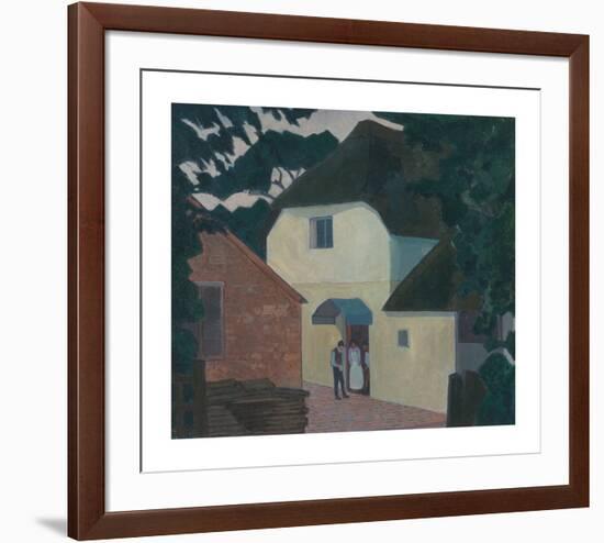 The Caller at the Mill-Robert Polhill Bevan-Framed Premium Giclee Print