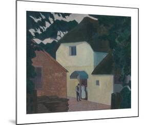 The Caller at the Mill-Robert Polhill Bevan-Mounted Premium Giclee Print