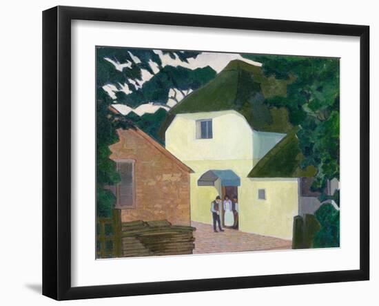 The Caller at the Mill-Robert Polhill Bevan-Framed Giclee Print