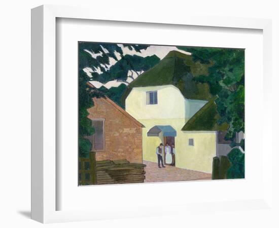 The Caller at the Mill-Robert Polhill Bevan-Framed Premium Giclee Print