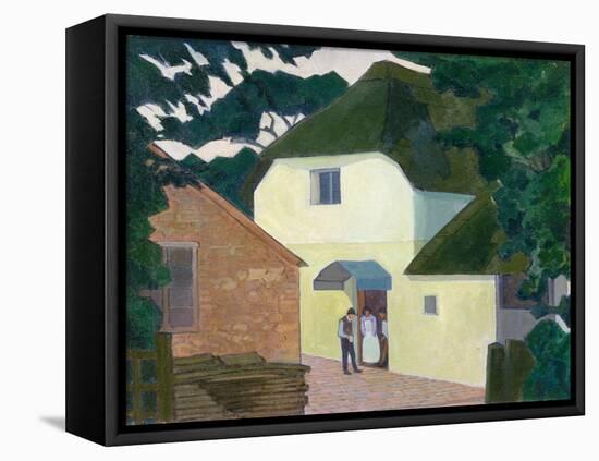 The Caller at the Mill-Robert Polhill Bevan-Framed Stretched Canvas