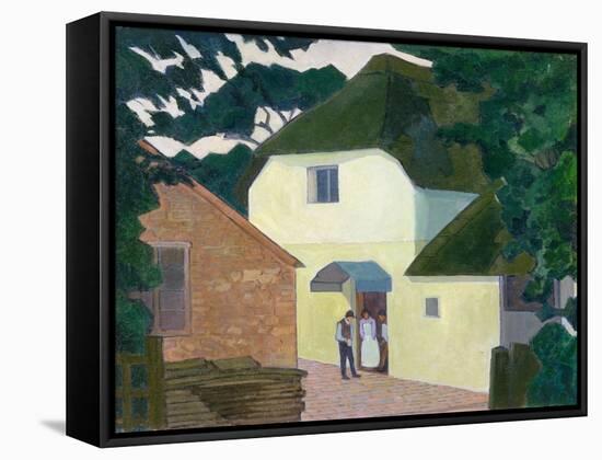 The Caller at the Mill-Robert Polhill Bevan-Framed Stretched Canvas