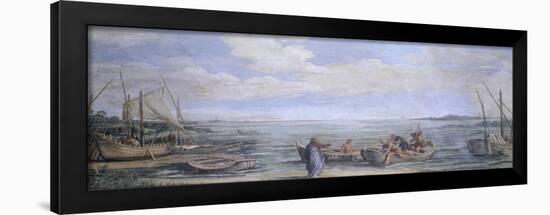 The Calling of Apostles Peter and Andrew-Pietro da Cortona-Framed Premium Giclee Print