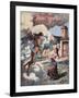 The calling of Joan of Arc by Archangel Michael-Frederic Lix-Framed Giclee Print