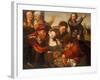 The Calling of Matthew, c.1524-64-Jan van Sanders Hemessen-Framed Giclee Print