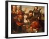 The Calling of Matthew, c.1524-64-Jan van Sanders Hemessen-Framed Giclee Print