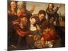 The Calling of Matthew, c.1524-64-Jan van Sanders Hemessen-Mounted Giclee Print