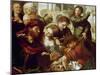 The calling of Saint Matthew-Jan Sanders van Hemessen-Mounted Giclee Print