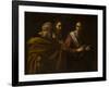 The calling of Saints Peter and Andrew by Michelangelo Caravaggio-Michelangelo Caravaggio-Framed Giclee Print