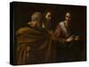 The calling of Saints Peter and Andrew by Michelangelo Caravaggio-Michelangelo Caravaggio-Stretched Canvas