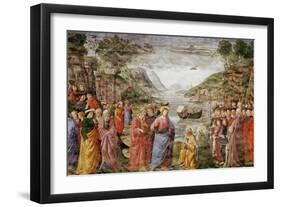 The Calling of Ss. Peter and Andrew, 1481-Domenico Ghirlandaio-Framed Giclee Print