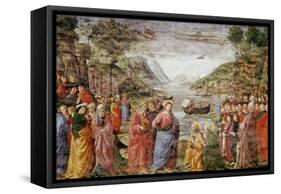 The Calling of Ss. Peter and Andrew, 1481-Domenico Ghirlandaio-Framed Stretched Canvas