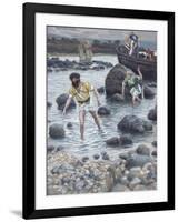 The Calling of St. James and St. John for 'The Life of Christ'-James Jacques Joseph Tissot-Framed Giclee Print