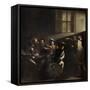 The Calling of St. Matthew by Caravaggio-null-Framed Stretched Canvas