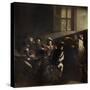 The Calling of St. Matthew by Caravaggio-null-Stretched Canvas