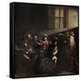 The Calling of St. Matthew by Caravaggio-null-Framed Stretched Canvas