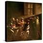 The Calling of St. Matthew, C.1598-1601-Caravaggio-Stretched Canvas