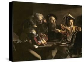 The Calling of St. Matthew, C.1598-1601-Caravaggio-Stretched Canvas