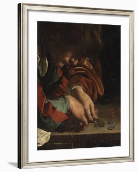 The Calling of St Matthew-Caravaggio-Framed Giclee Print