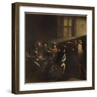 The Calling of St Matthew-Caravaggio-Framed Giclee Print