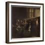 The Calling of St Matthew-Caravaggio-Framed Giclee Print