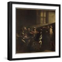 The Calling of St Matthew-Caravaggio-Framed Giclee Print