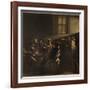 The Calling of St Matthew-Caravaggio-Framed Giclee Print