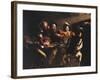 The Calling of St Matthew-Caravaggio-Framed Giclee Print