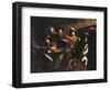 The Calling of St Matthew-Caravaggio-Framed Giclee Print