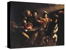 The Calling of St Matthew-Caravaggio-Stretched Canvas