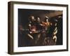 The Calling of St Matthew-Caravaggio-Framed Premium Giclee Print