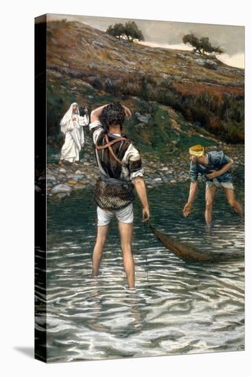 The Calling of St. Peter and St. Andrew, Illustration for 'The Life of Christ', C.1886-94-James Tissot-Stretched Canvas